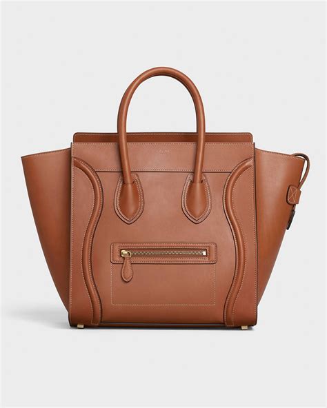 celine micro and mini difference|Celine mini luggage tote.